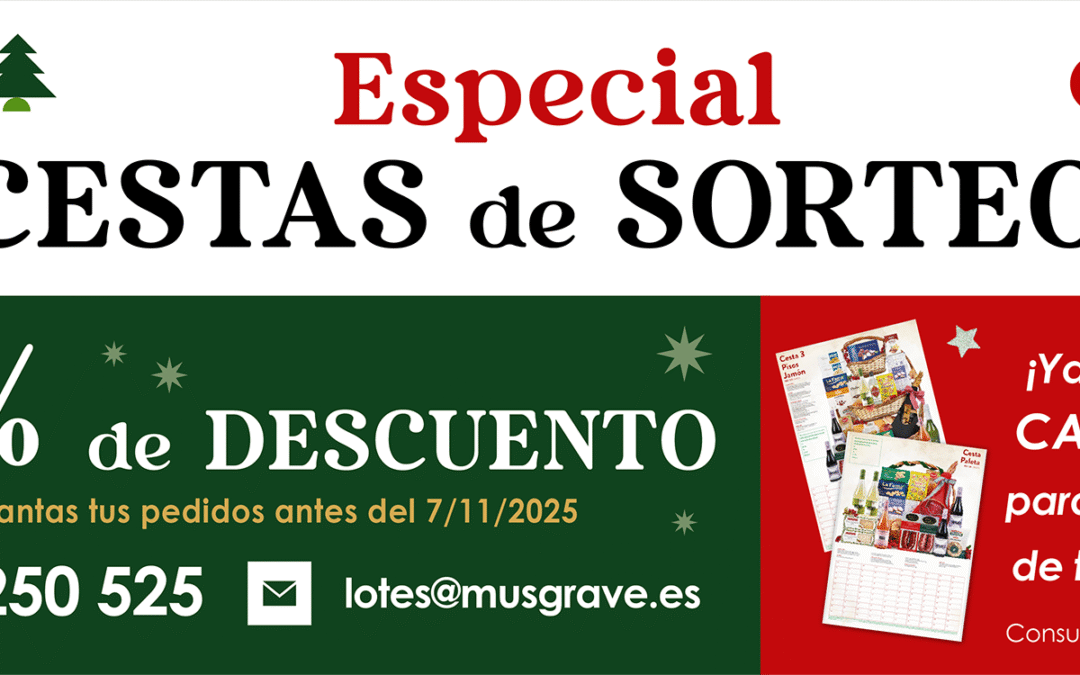 ¡Ya están aquí las CESTAS de SORTEO Dialsur! Tradición y rentabilidad para tu negocio